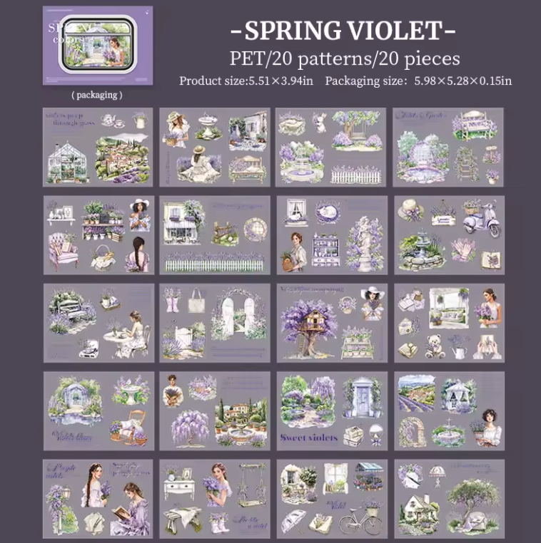 Libro de Stickers Spring