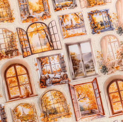 6 Paquetes de Stickers - Otoño - 180 Stickers