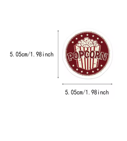 50 Stickers Vinil Cinema