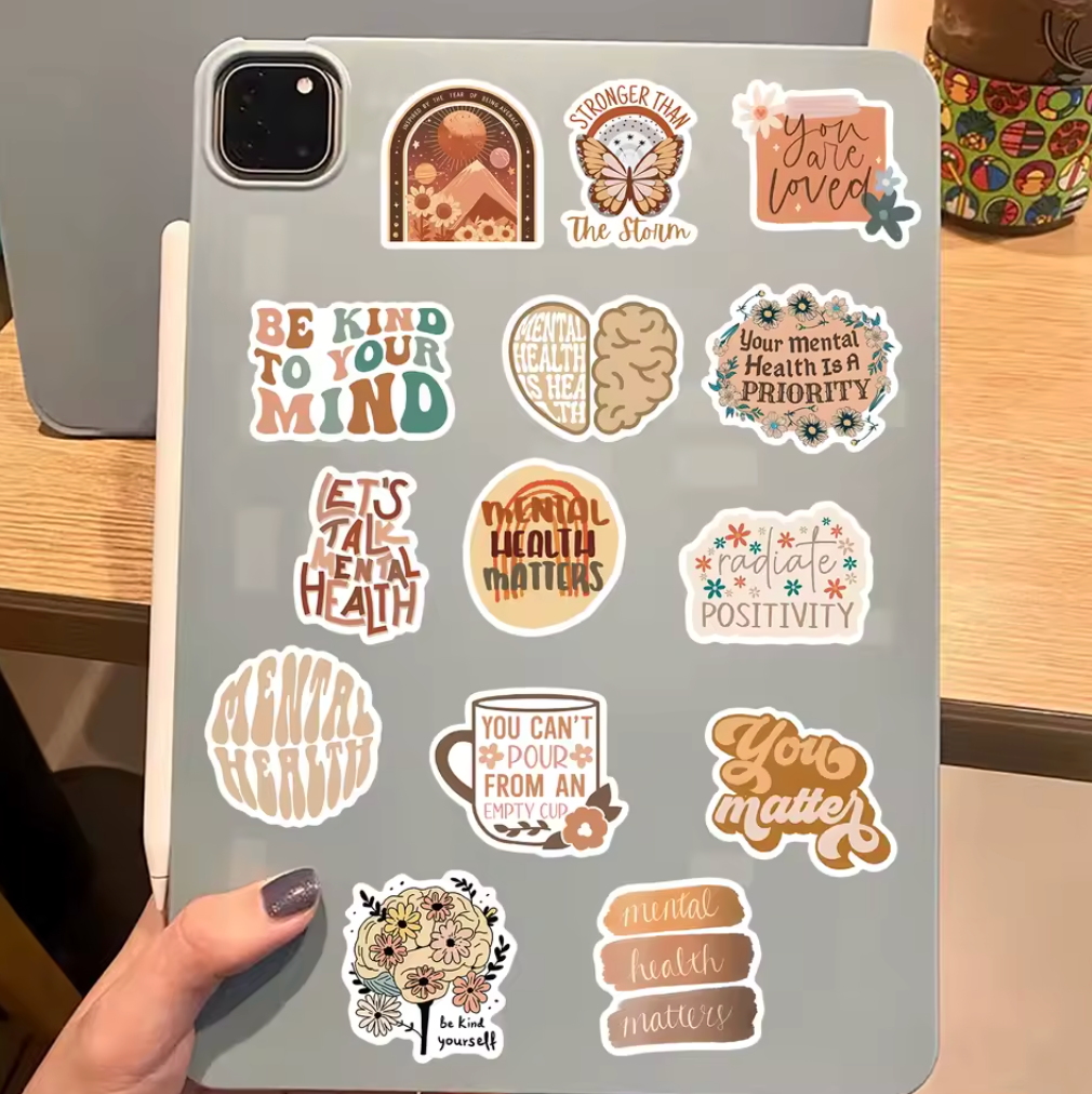 50 Stickers Vinil Boho