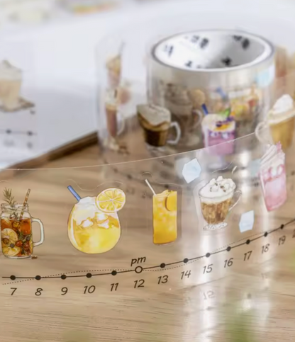 6 Rollos de Stickers - Time Series