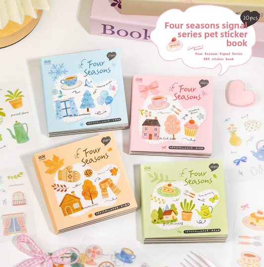 Libro de Stickers 20 paginas Estaciones