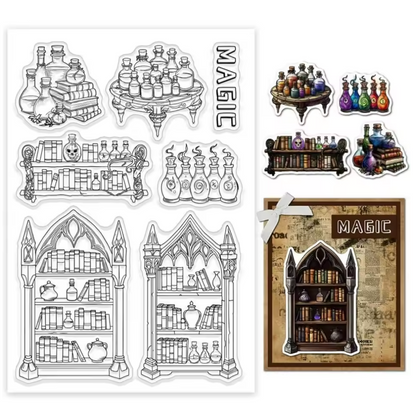Sellos de Silicon Halloween Magic