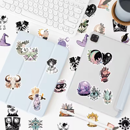 50 Stickers Vinil Magia
