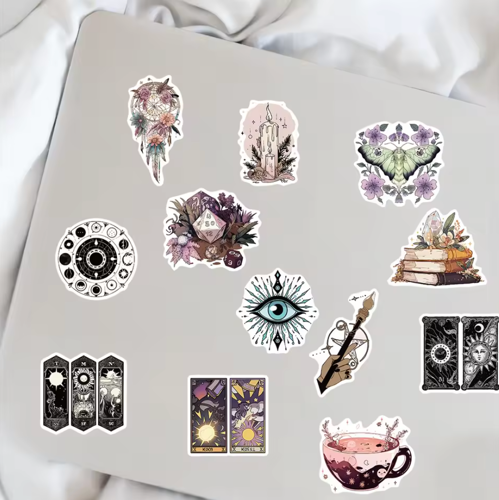 50 Stickers Vinil Magia