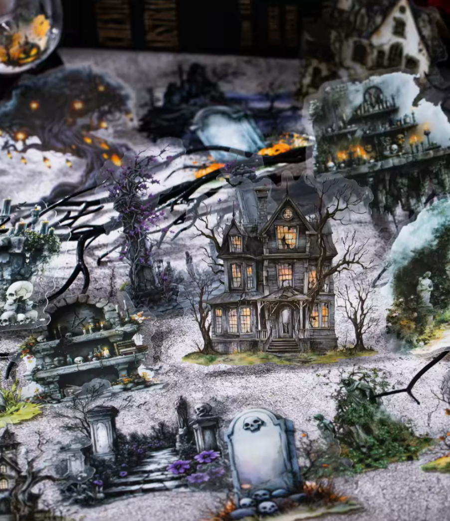 10 Stickers Grandes Halloween