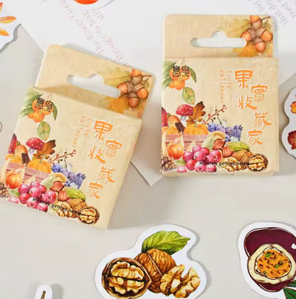 Cajita de Stickers de otoño