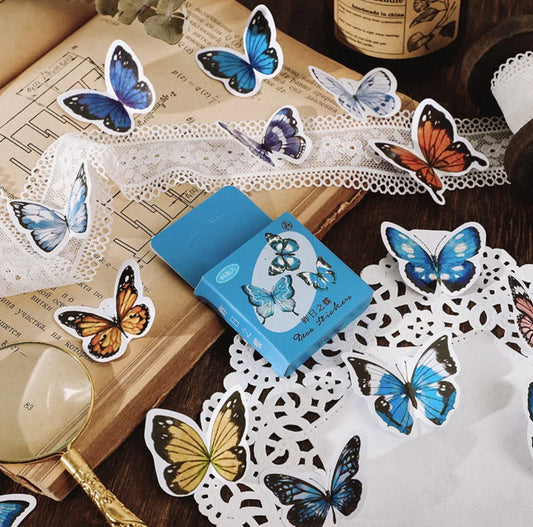 Cajita Stickers Mariposas