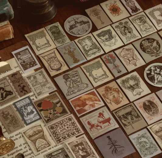 Cajita de Stickers Vintage
