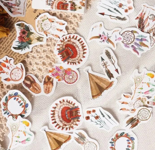 Cajita de Stickers Boho