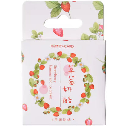 Cajita de Stickers fresas
