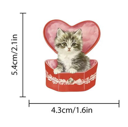 50 Stickers Vinil Dia del amor y de la amistad