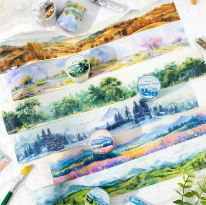 Washi Tape Ancho paisajes