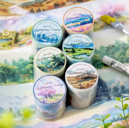 Washi Tape Ancho paisajes