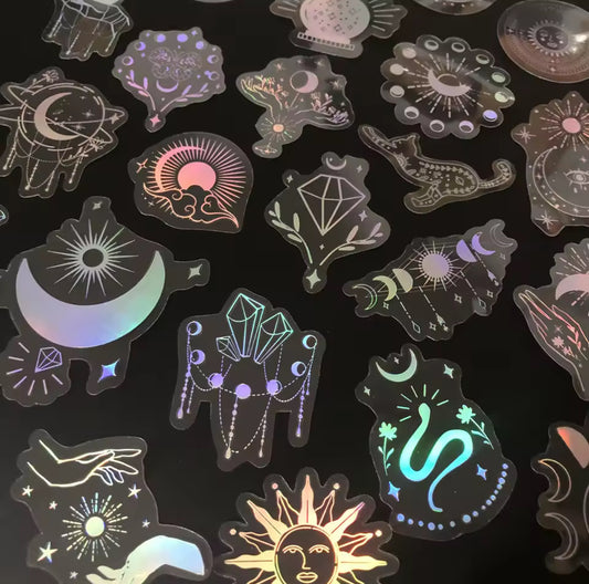 Stickers Misticos & Magicos Holograficos