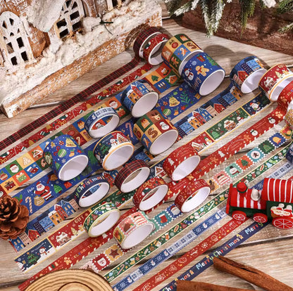 12 Washi Tapes Navideños