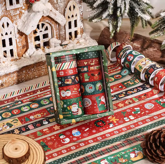 12 Washi Tapes Navideños