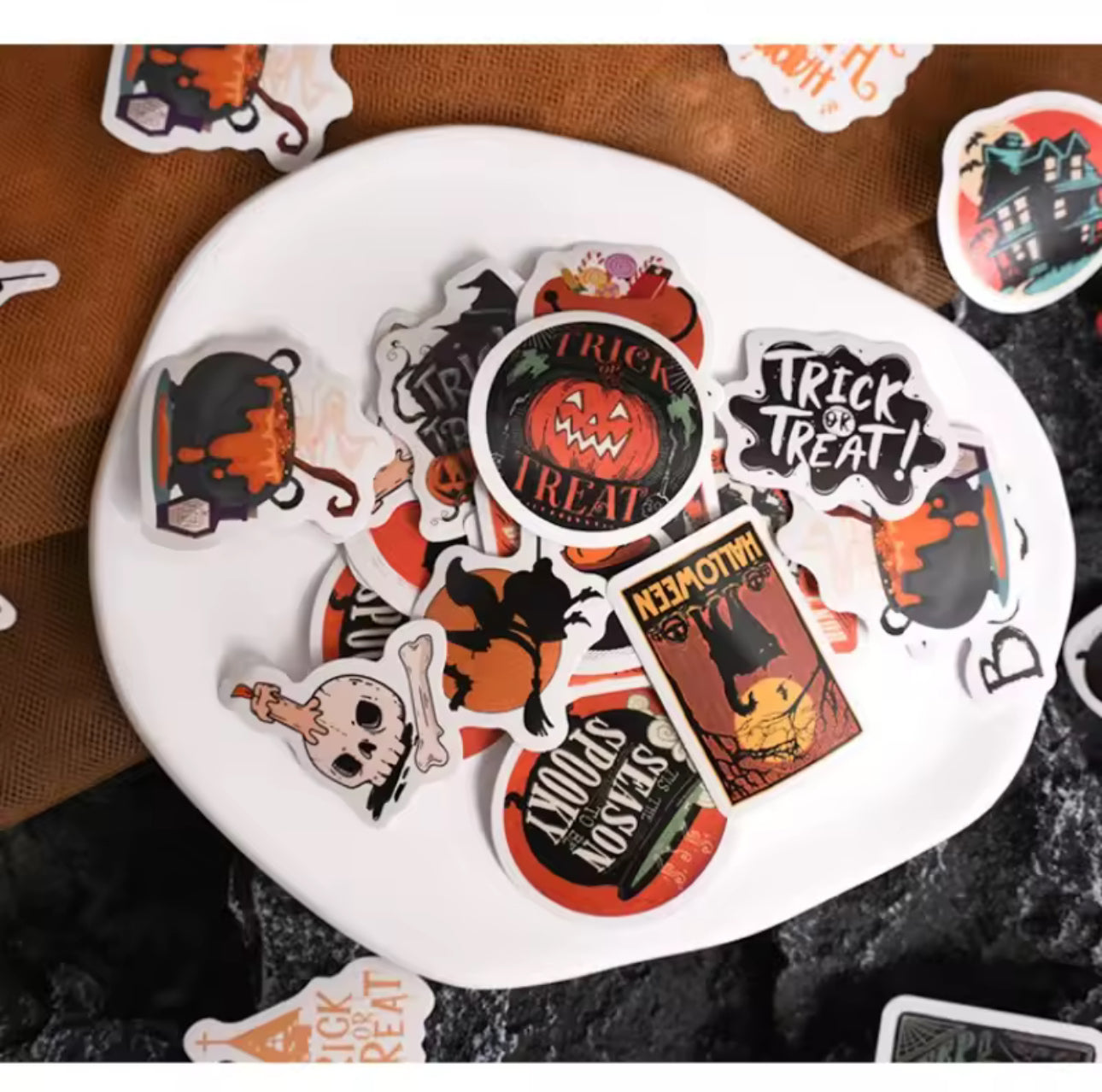 Cajita de Stickers Halloween