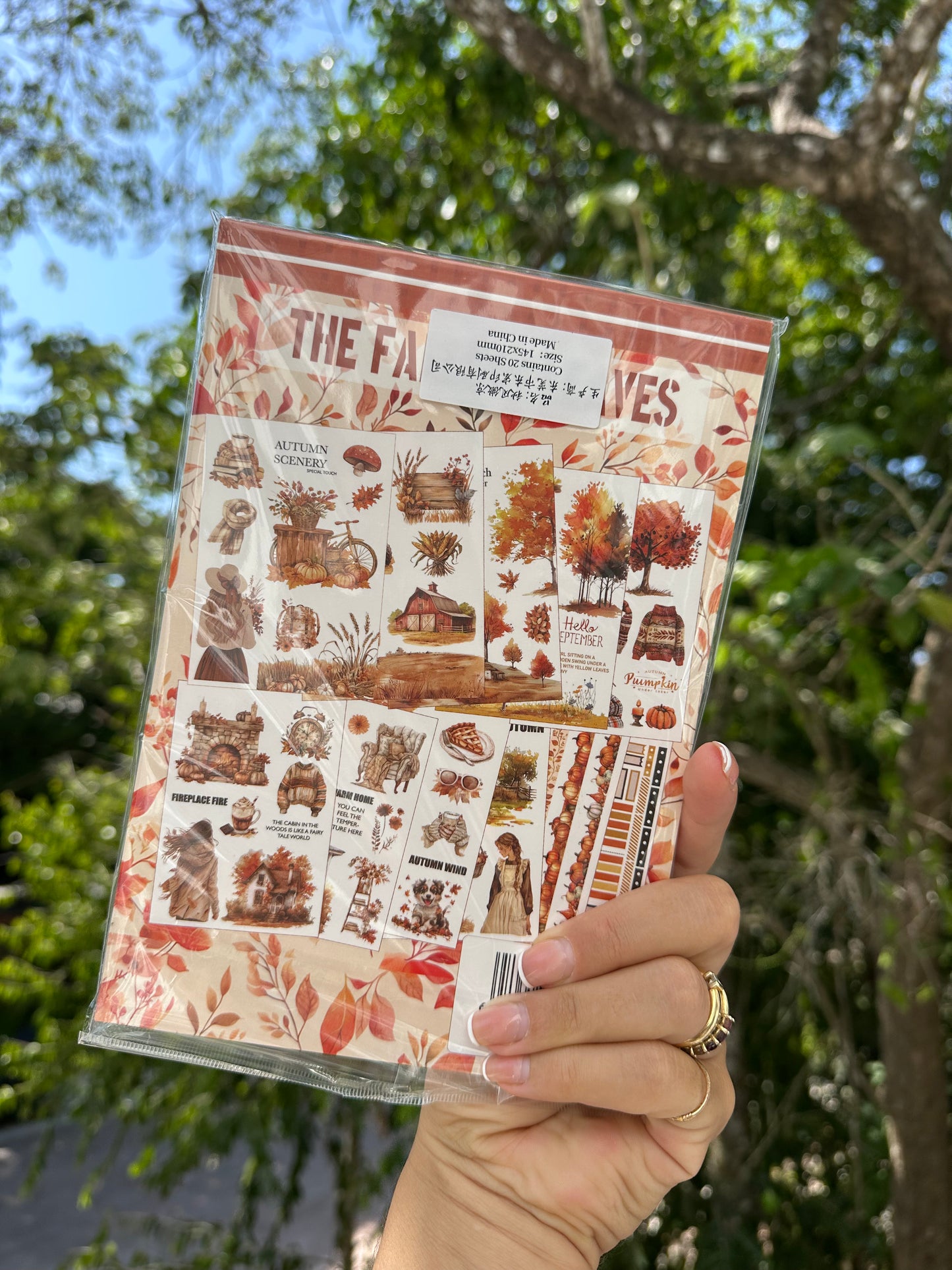Libro de Stickers Grande Otoño