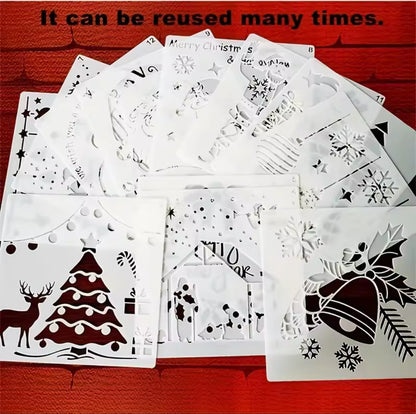 12 Stencils Navideños