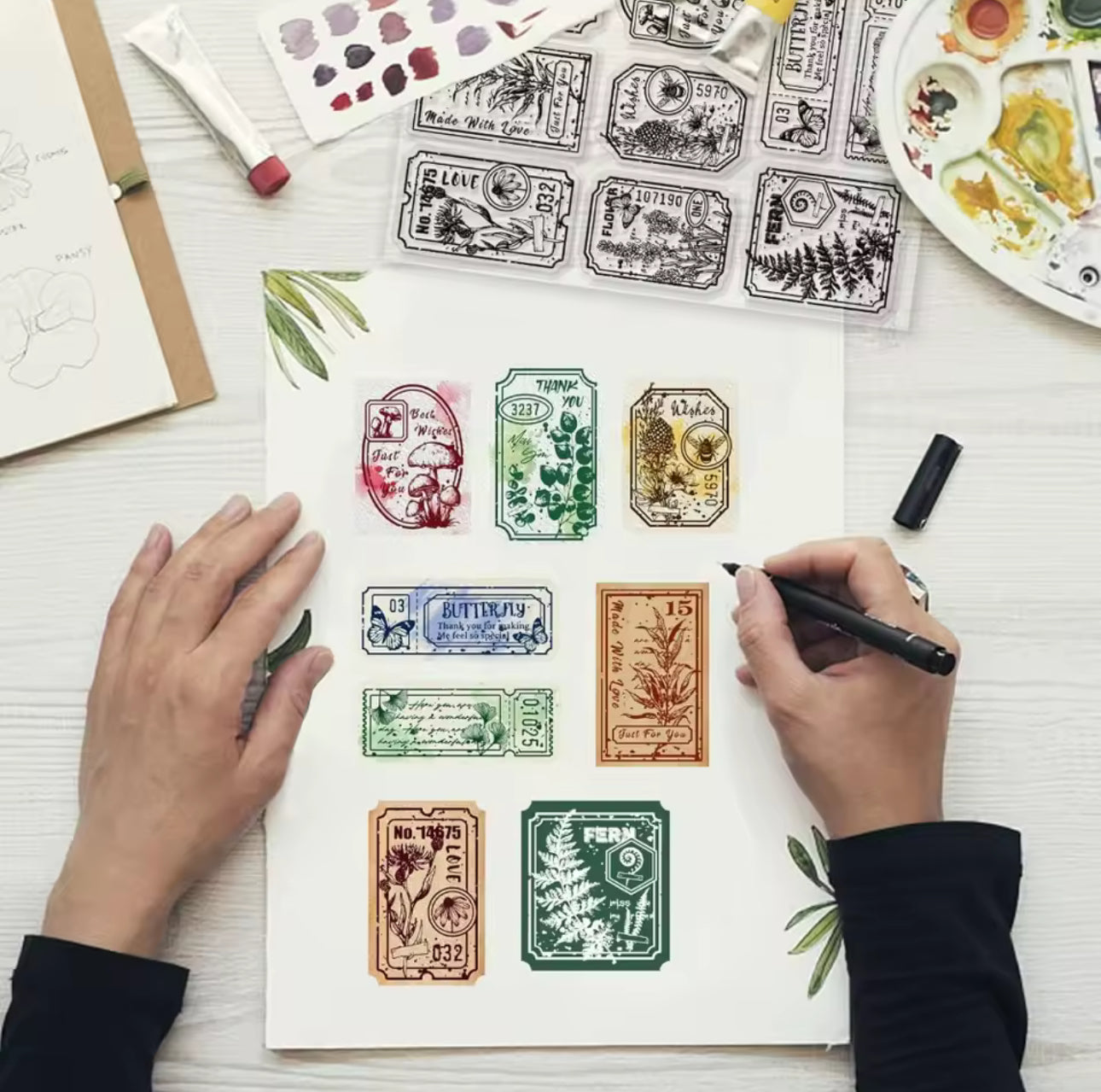 Sellos de Silicon Plantas & timbres