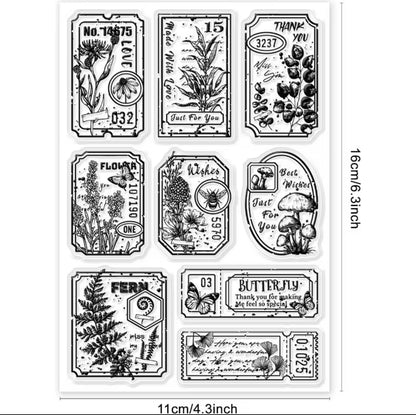 Sellos de Silicon Plantas & timbres