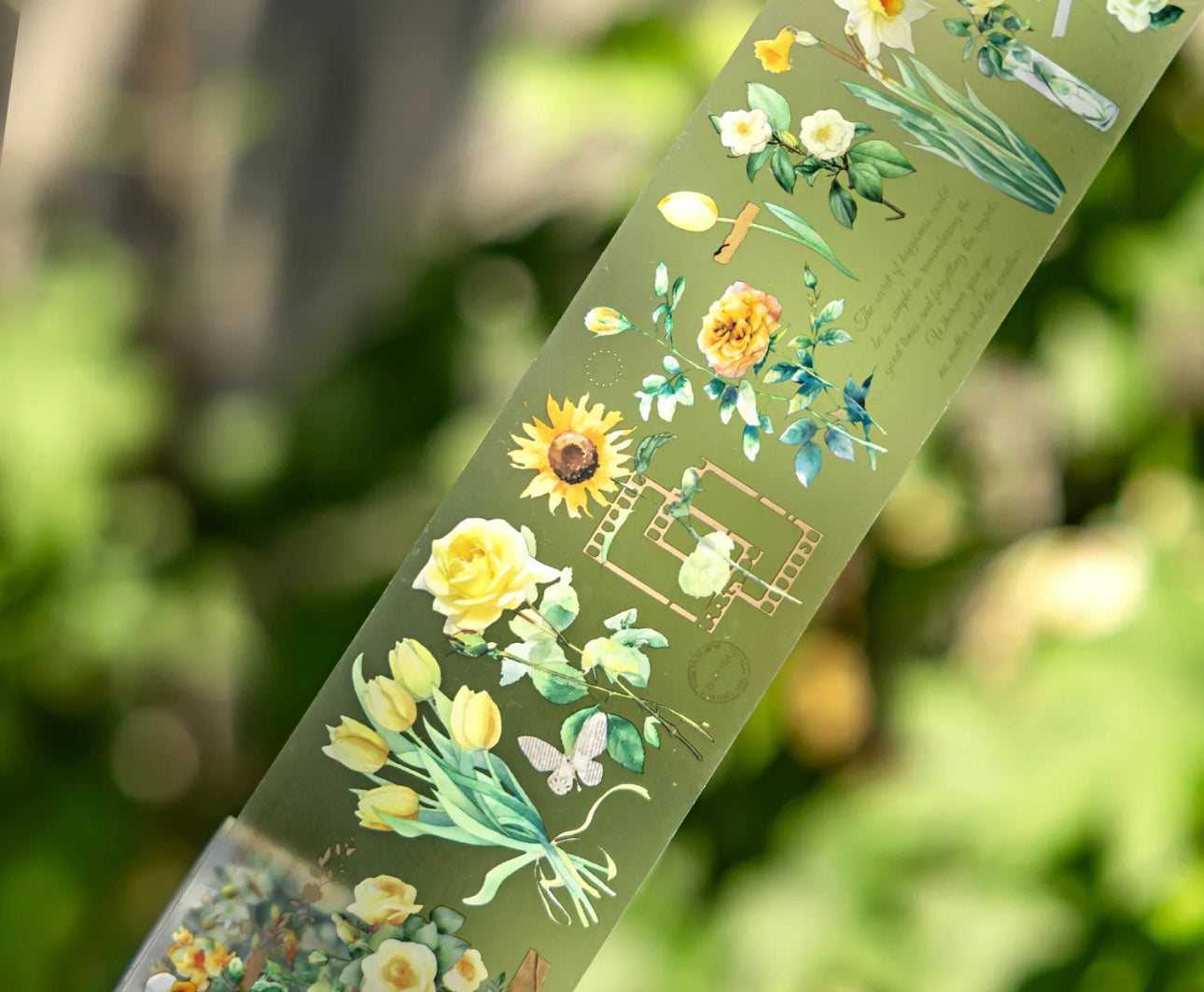 Washi Tape Ancho Flores por color