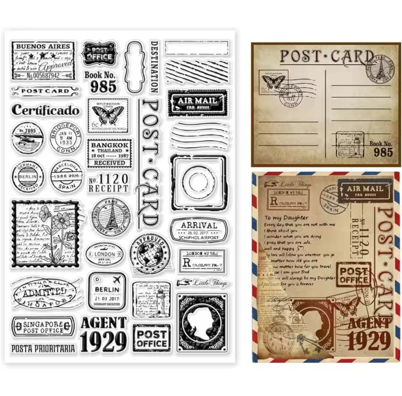 Sellos de Silicon Grande Timbres postales