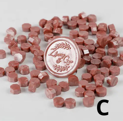 100 Pastillas de Cera para sellos de lacre - Más de 20 colores !