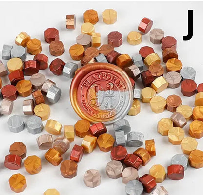 100 Pastillas de Cera para sellos de lacre - Más de 20 colores !