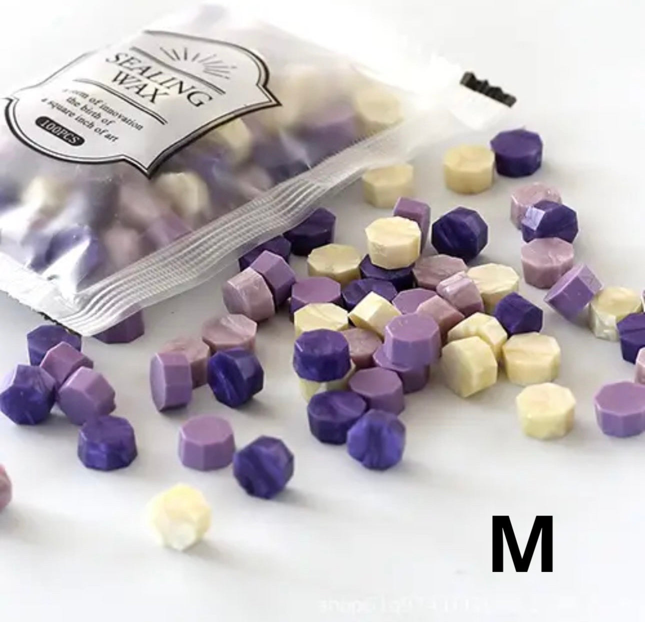 100 Pastillas de Cera para sellos de lacre - Más de 20 colores !
