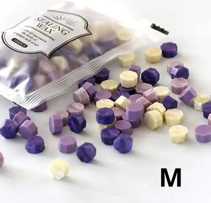 100 Pastillas de Cera para sellos de lacre - Más de 20 colores !