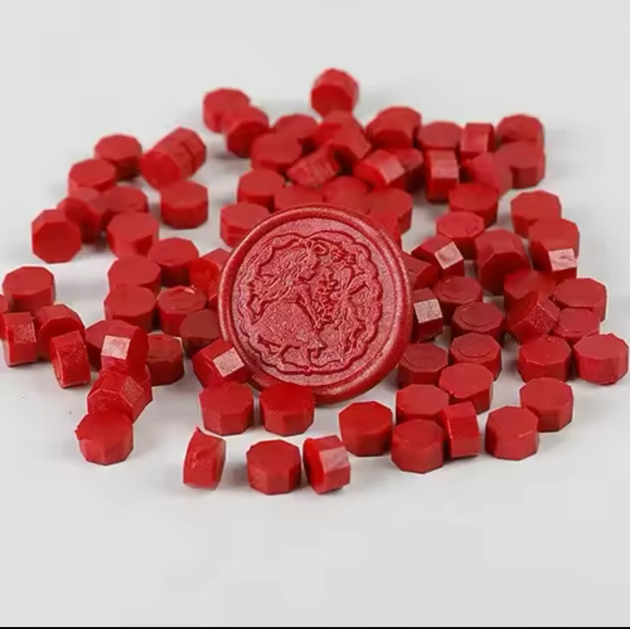 100 Pastillas de Cera para sellos de lacre - Más de 20 colores !