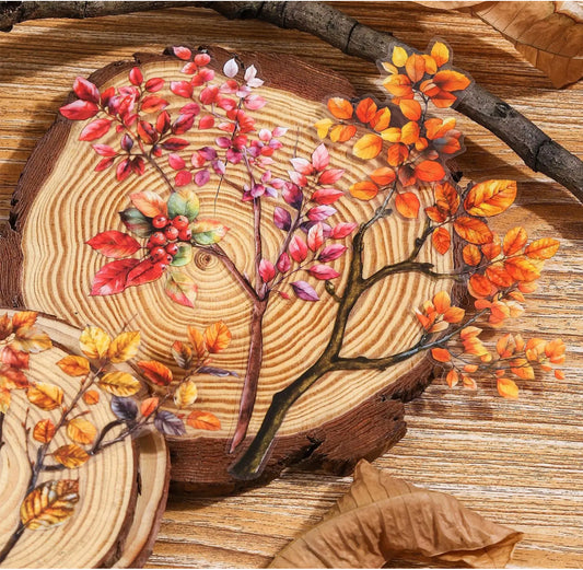 Stickers Hojas arboles de otoño