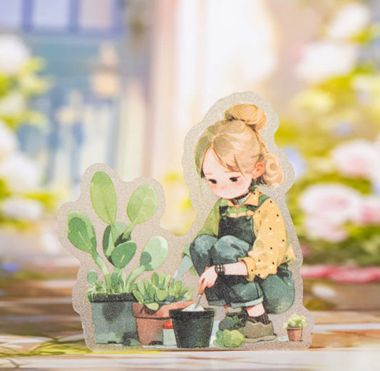 15 Stickers Healing Garden
