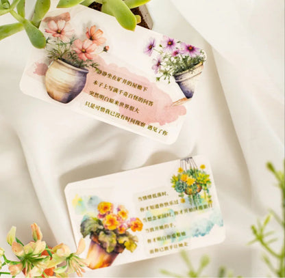25 Stickers Flores & Macetas