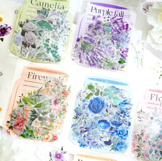 100 Stickers Flores