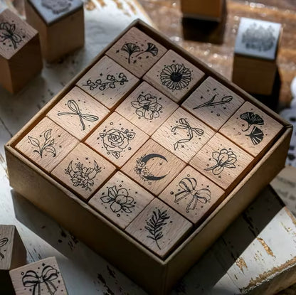 16 Sellos de madera