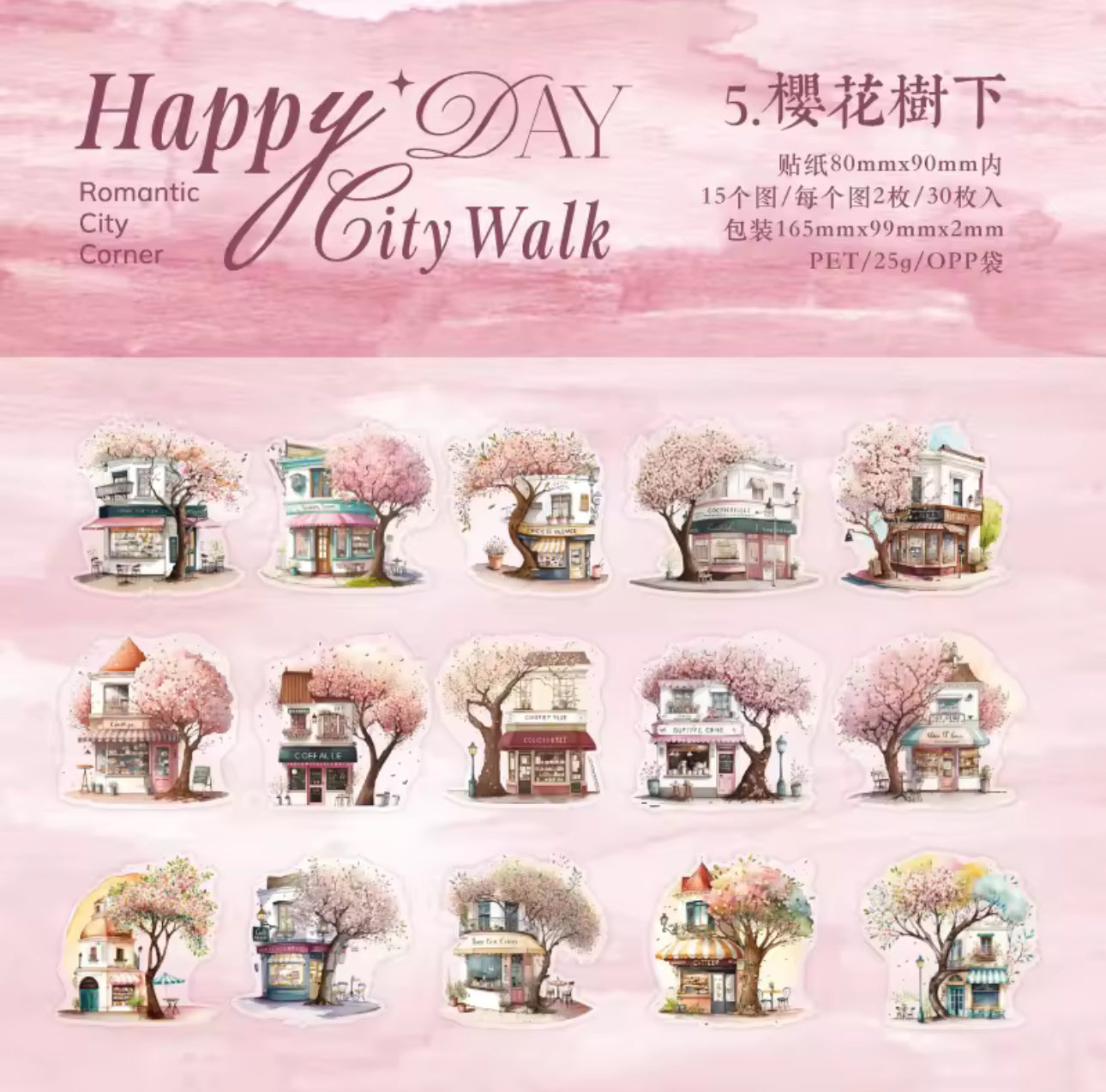 30 Stickers Grandes Casas