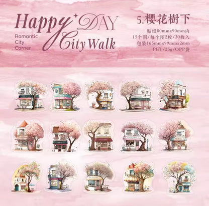 30 Stickers Grandes Casas