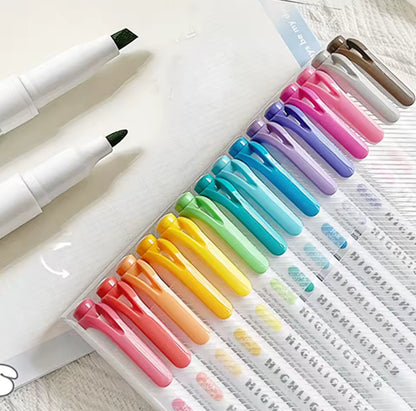 15 Plumones Arcoiris