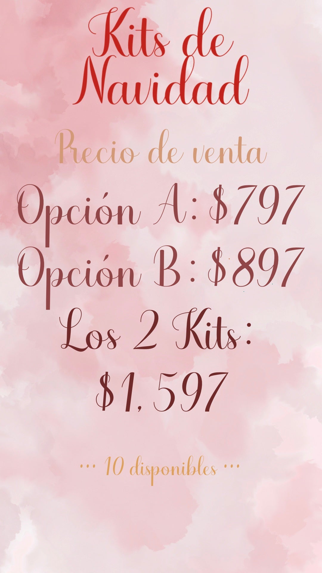 🎅🏻🌲✨ KITS DE NAVIDAD ✨🌲🎅🏻 - 2 OPCIONES