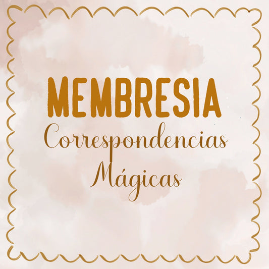 💌 MEMBRESIA "Correspondencias Mágicas"💌