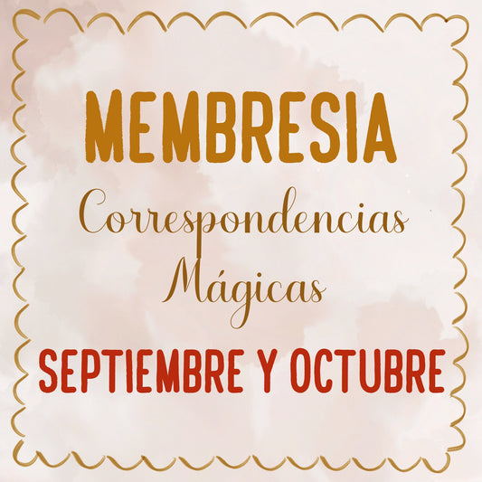 🌸 CORRESPONDENCIAS DE SEPTIEMBRE & OCTUBRE 🌸