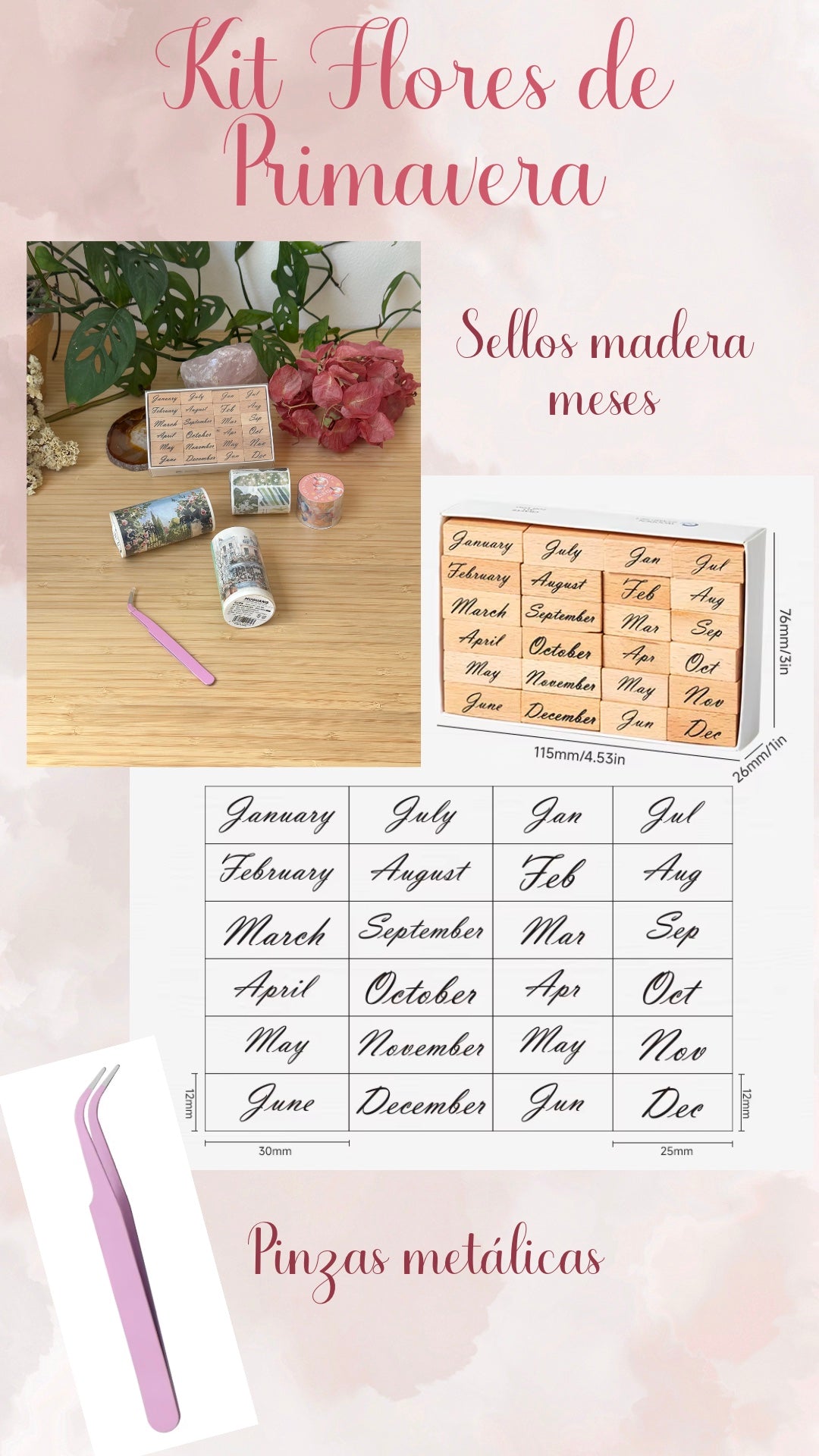 🌷🌸✨ KIT FLORES DE PRIMAVERA✨🌸🌷