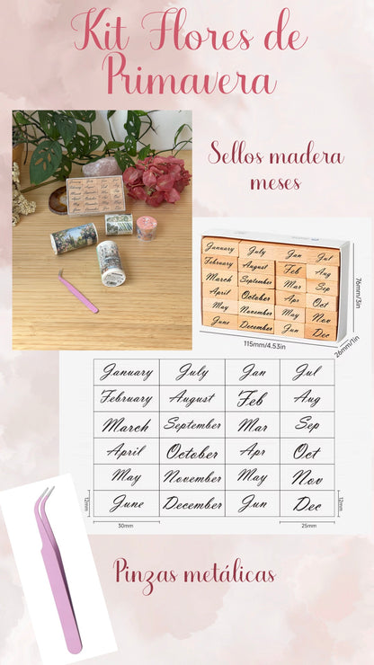 🌷🌸✨ KIT FLORES DE PRIMAVERA✨🌸🌷