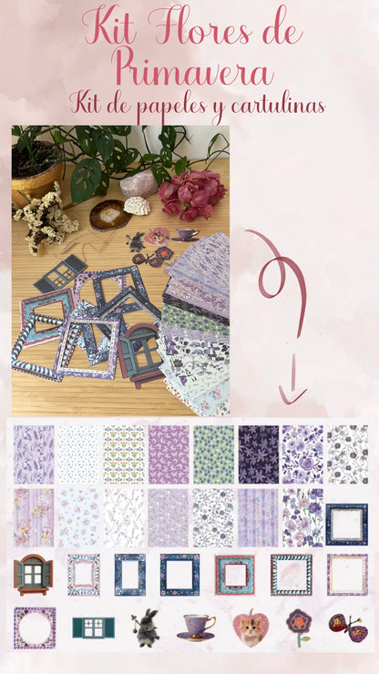 🌷🌸✨ KIT FLORES DE PRIMAVERA✨🌸🌷