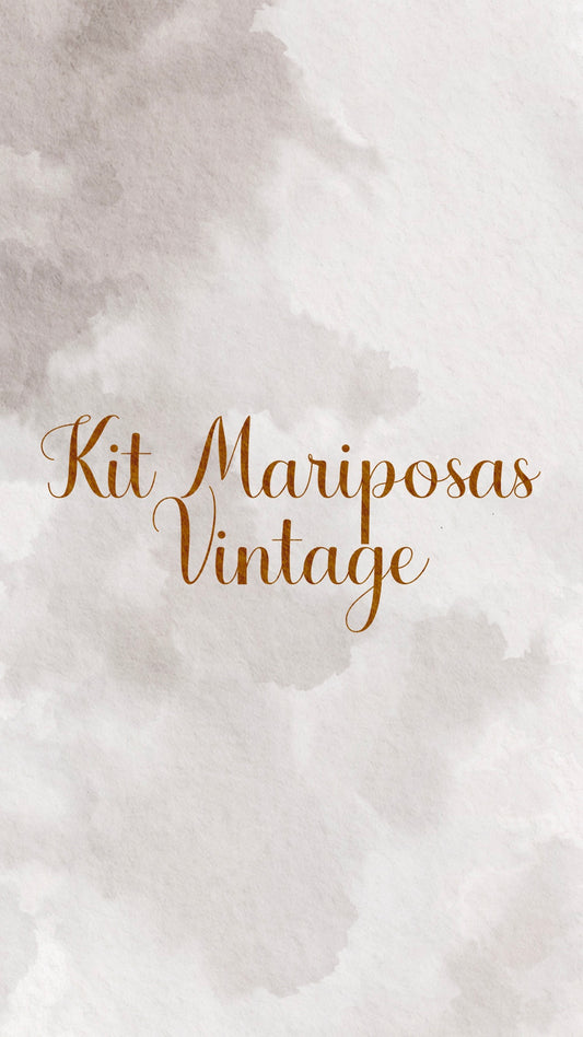 🦋✨ KIT MARIPOSAS VINTAGE✨🦋