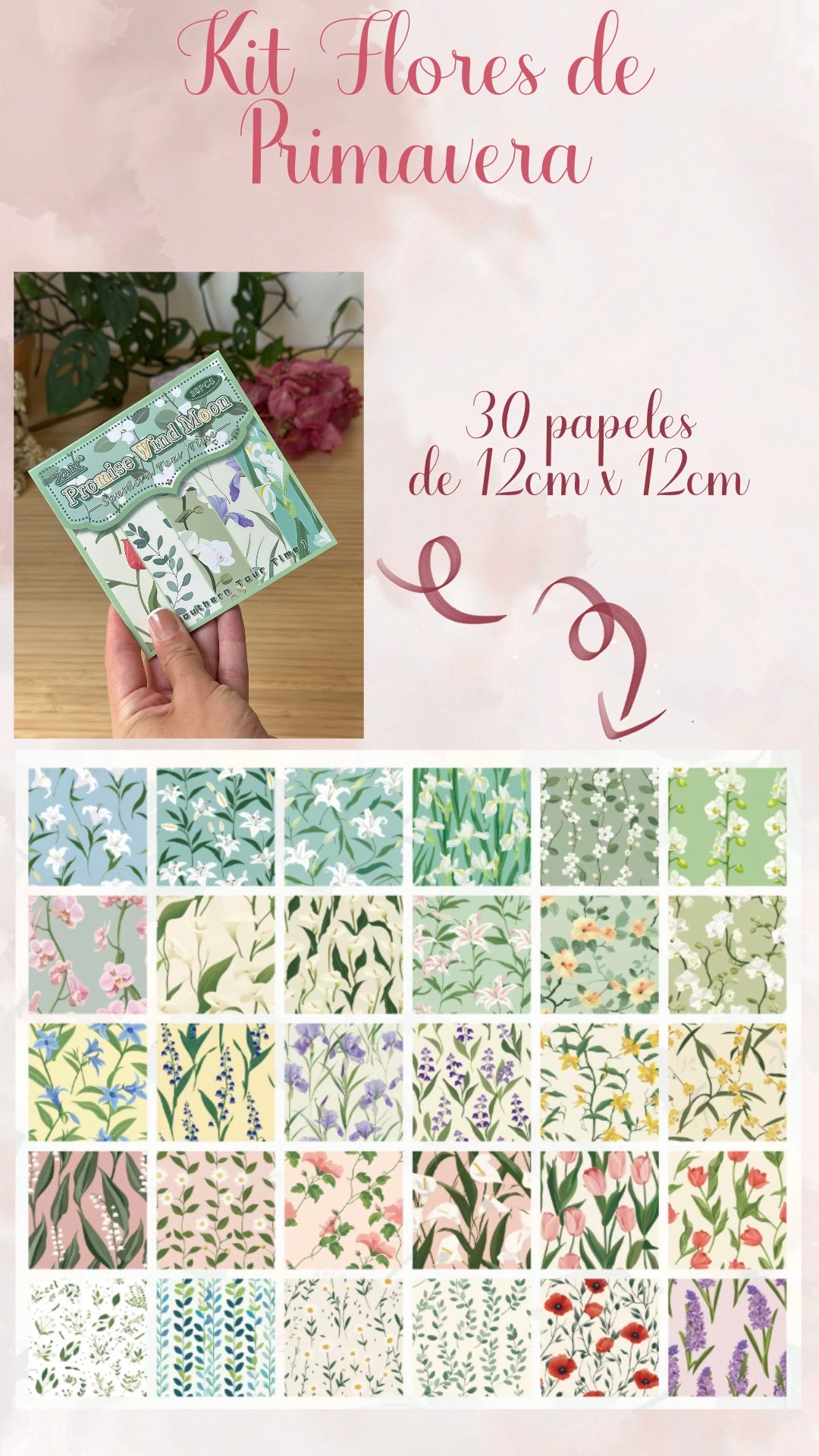 🌷🌸✨ KIT FLORES DE PRIMAVERA✨🌸🌷