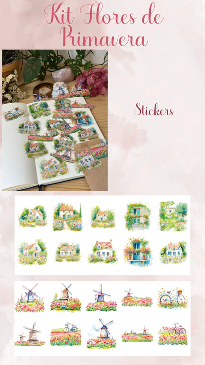 🌷🌸✨ KIT FLORES DE PRIMAVERA✨🌸🌷